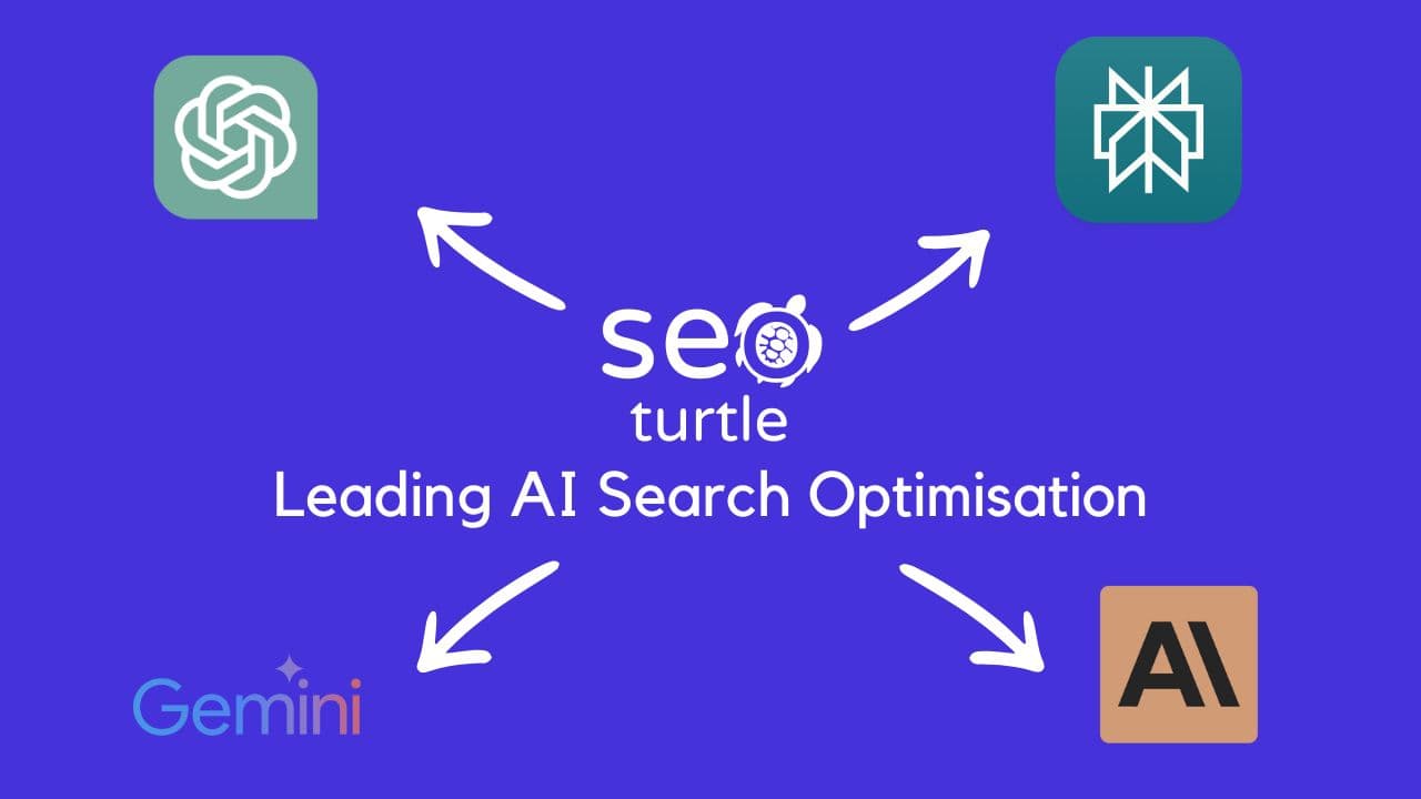 SEO Turtle's AI search optimization strategy diagram