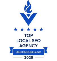 Top Local SEO Agency 2025 badge from DesignRush
