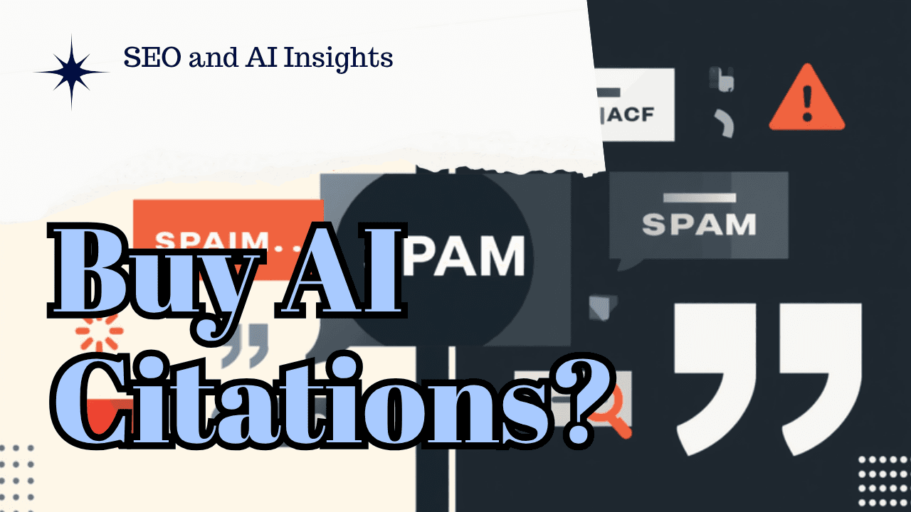 Can you buy AI citations, Google spam policy on manipulating generative AI responses explained by SEO Turtle