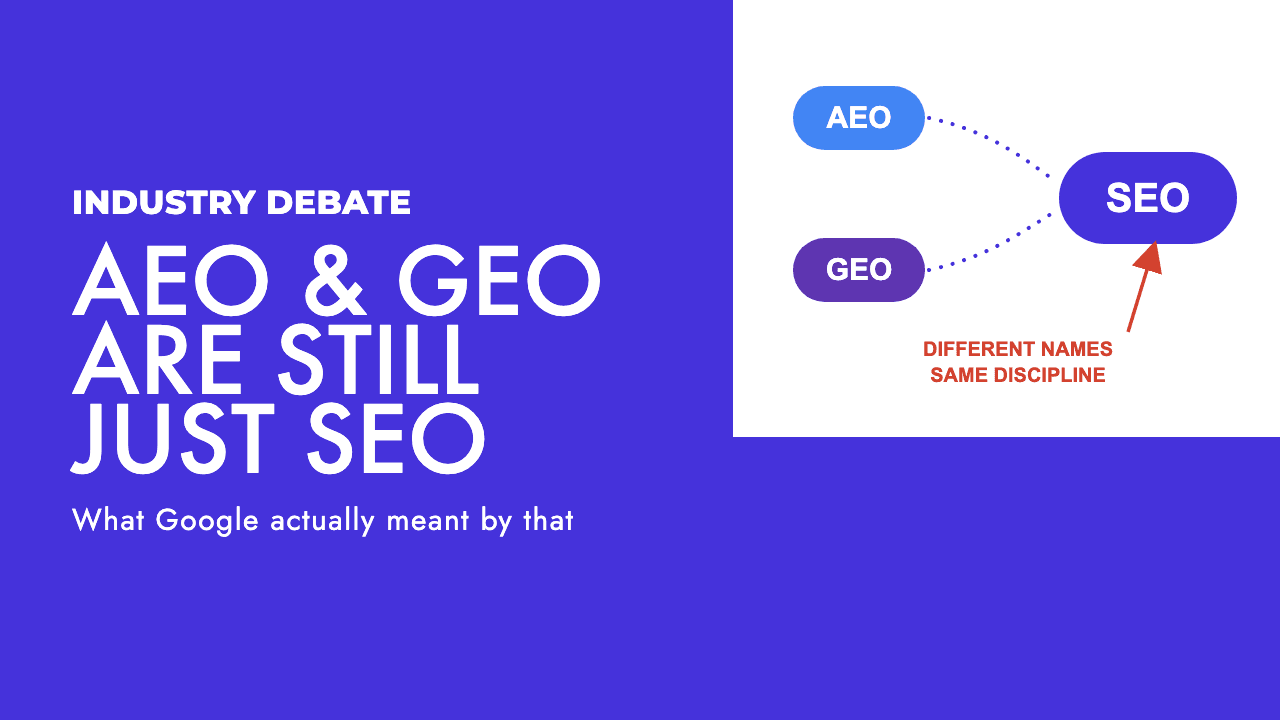 Google's AI optimization guidance calling AEO and GEO still SEO, a practitioner breakdown by SEO Turtle