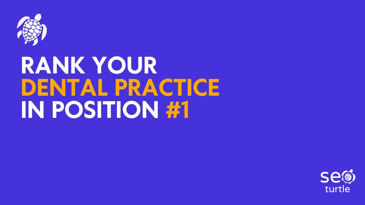 Local SEO checklist for a dental practice showing Google Business Profile, reviews, treatment pages and schema, by SEO Turtle