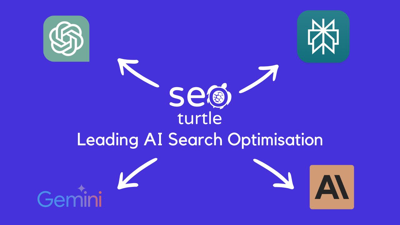 SEO Turtle's AI search optimization strategy diagram